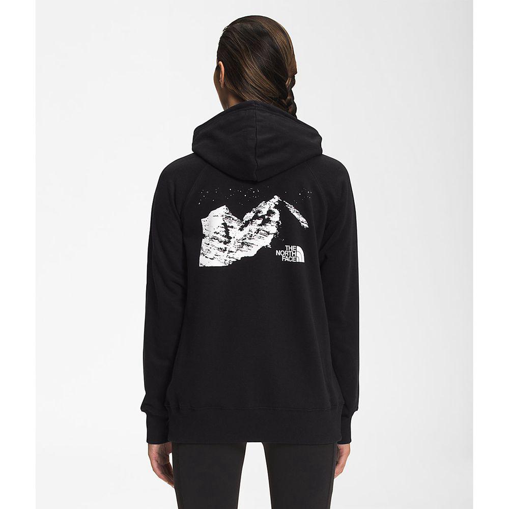 The North Face Snowy Mountain Γυναικεια Φούτερ Hoodie - Μαυρα (PJWT24156)